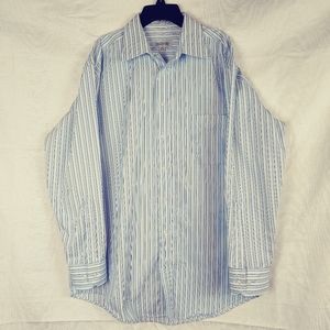 Lineauomo no iron 100% cotton dress shirt L